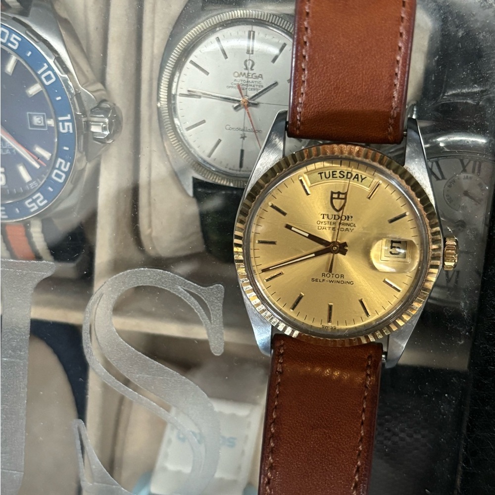 Tudor/Rolex Day/Date 18K Gold